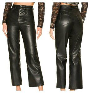 BLANKNYC Faux Leather Straight Leg Pant Nowhere Road